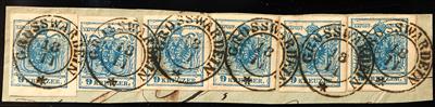 Ö Ausgabe 1850 - "GROSSWARDEIN/18.11./*" - Briefmarken