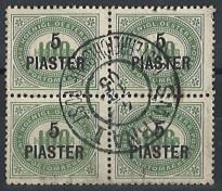gestempelt - Österr. Post in der Levante - Briefmarken und Ansichtskarten