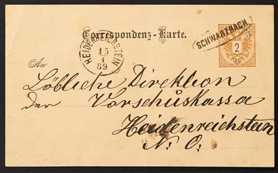 Poststück - Österr. Monarchie - Ovalstempel - Briefmarken und Ansichtskarten