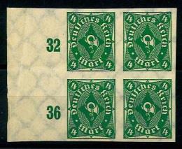 ** - D.Reich Nr. 226aU im Viererblock, - Stamps