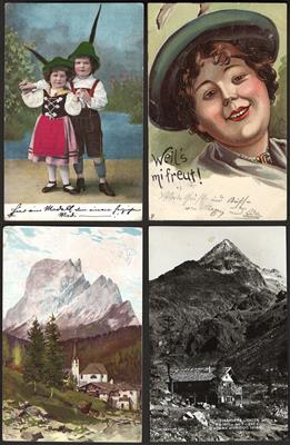 Poststück - Partie Motivkarten Berge, - Stamps