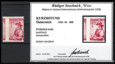 ** - Österr. Nr. 909 (1,45S Trachten - Briefmarken