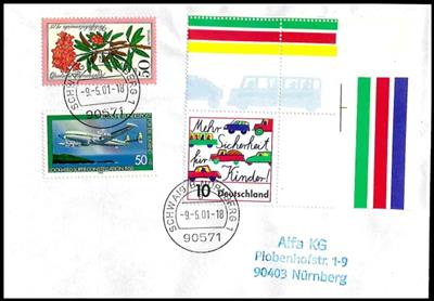 BRD Postsück - 2001 Kinder im Strassenverkehr, - Stamps