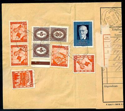 Postsück - Österr., - Briefmarken