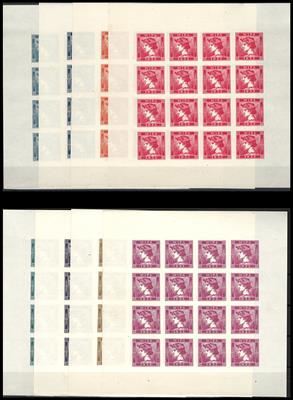 (*) - Kl. Partie Vignetten - Klbg. zur WIPA 1933, - Stamps and postcards