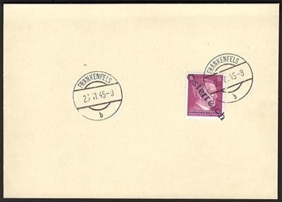 Briefstück - Österr. 1945 - Lokalausgabe - Francobolli e Cartoline