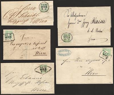 Poststück - Österr., - Briefmarken und Ansichtskarten