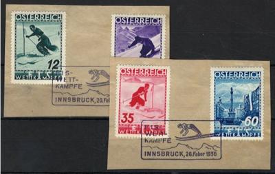Briefstück - Österr. - FIS II auf 2 Briefstück, - Briefmarken und Ansichtskarten