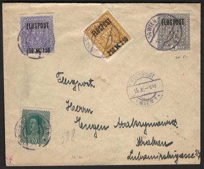 Poststück - Flieger - Kurierlinie - Známky a pohlednice