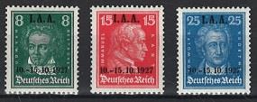** - D.Reich Nr. 407/09 sign. Schlegel, - Briefmarken und Ansichtskarten