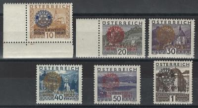 ** - Österreich 1931 Nr. 518-23 (Rotary-Kongreß)   ANK - Stamps and postcards