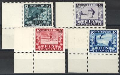 ** - Österreich 1933 Nr. 551-54 (FIS - Známky a pohlednice