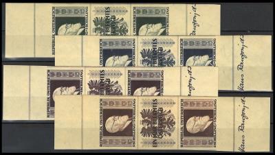 ** - Österreich 1946 Nr.780-83 B - Známky a pohlednice