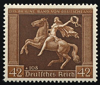 ** - D.Reich Nr. 671x (Braunes Band 1938 senkrecht geriffelt), - Stamps