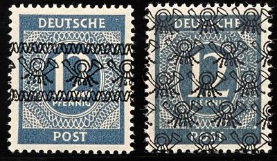 ** - Deutschland Alliierte Besetzung Amerikanische und Britische Zone Nr. 52 I, - Briefmarken