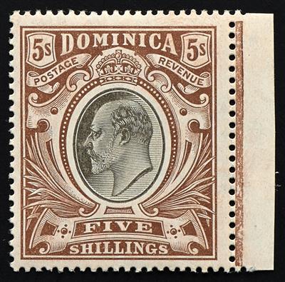 */**/gestempelt/(*) - Sammlung Dominica ca. 1874/1966, - Francobolli