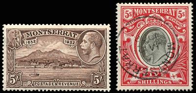 */**/gestempelt - Sammlung Montserrat ca. 1876/1966, - Stamps