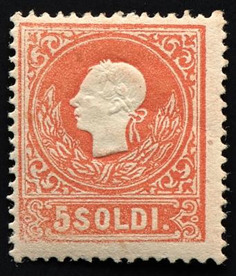 * - Lombardei-Venetien Nr. 11 II, - Briefmarken