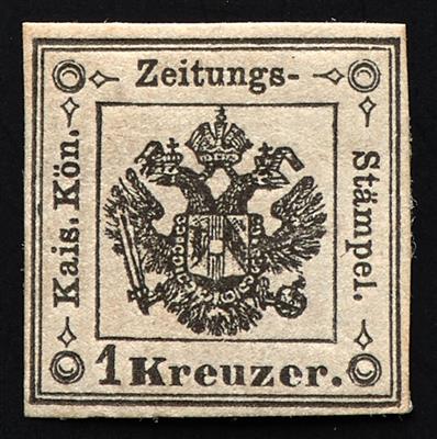 * - Lombardei-Venetien Zeitungsstempelmarke Nr 1, - Briefmarken