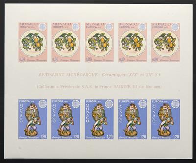 ** - Monaco Block Nr. 10 (Europa 1976) UNGEZÄHNT, - Briefmarken