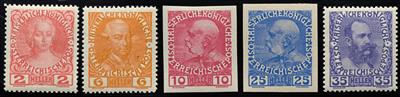 **/*/(*) - Österr. Ausg. 1908 bzw. 1913 (1 Heller - Briefmarken