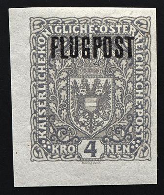 * - Österr. Flug 1918 graues Papier, - Stamps