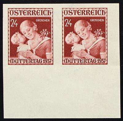 (*) - Österreich Nr. 638 U (Muttertag 1937), - Známky