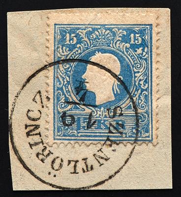 gestempelt/Briefstück - Partie Österr. Ausgabe 1858, - Stamps