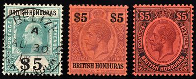 gestempelt/**/*/(*)/Briefstück - Sammlung British Honduras ca. 1865/1966, - Stamps