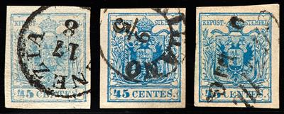 gestempelt - Lombardei-Venetien Nr. 5 (22) H oder M, - Stamps