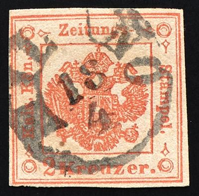 gestempelt - Lombardei Zeitungsstplm. Nr. 2 mit Stempel Milano, - Briefmarken