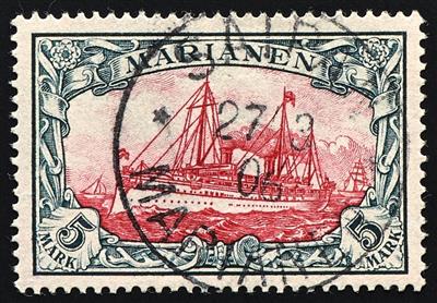 gestempelt - Marianen Nr. 10 mit Stempel SAIPAN, - Briefmarken