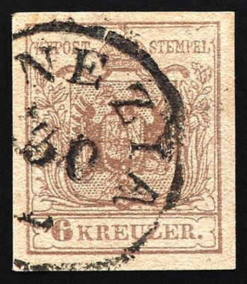 gestempelt - Österr. Nr. 4 M mit Venetienentw. aus Venezia, - Stamps