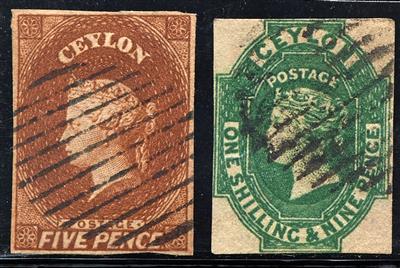 gestempelt/**/*/Poststück - Sammlung Ceylon ca. 1857/1970, - Stamps