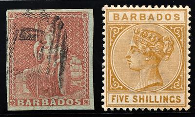 gestempelt/*/* - Sammlung Barbados ca.1852/1965, - Francobolli