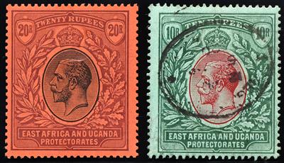 gestempelt/* - Sammlung East Africa and Uganda Protectorates (Ostafrikanische Gemeinschaft) ca. 1903/1919, - Známky