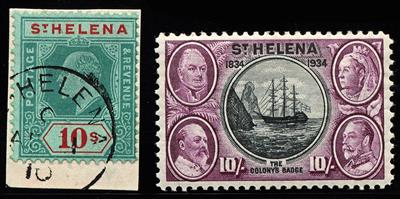 gestempelt/*/**/(*) - Sammlung St. Helena ca. 1861/1966, - Stamps
