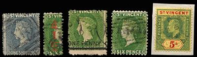 gestempelt/*/** - Sammlung St. Vincent und Grenadinen ca. 1861/1966, - Briefmarken