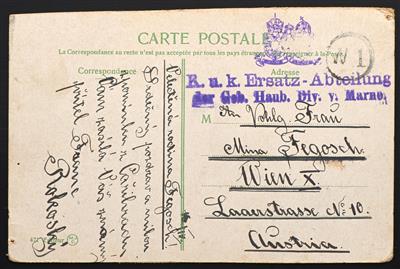 Poststück - 1916/(1917), - Briefmarken