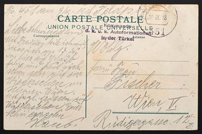 Poststück - 1916/1918, - Briefmarken