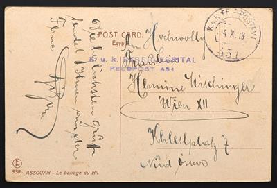 Poststück - 1917/1918, - Briefmarken