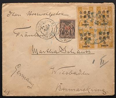 Poststück - China Nr. 28 II (4) mit - Stamps