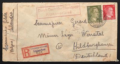 Poststück - D. Dienstpost Alpenvorland 6 Recobriefe aus Belluno, - Stamps