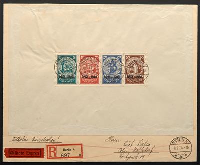 Poststück - D.Reich Block Nr. 2 auf - Briefmarken