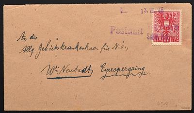 Poststück - Niederösterreich 1945 - provisorische Stempel aus Prinzersdorf, - Známky