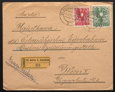 Poststück - Österr. 1945, - Známky