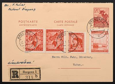 Poststück - Österr. Jänner 1948 - rare - Francobolli