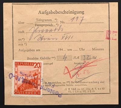 Poststück - Österreich 1948, - Briefmarken