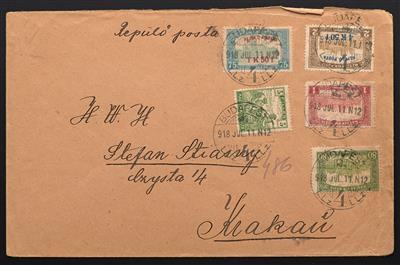Poststück - Österreich Flugpost 1918, - Briefmarken