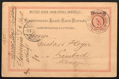 Poststück - Österreich Levante 1895, - Stamps